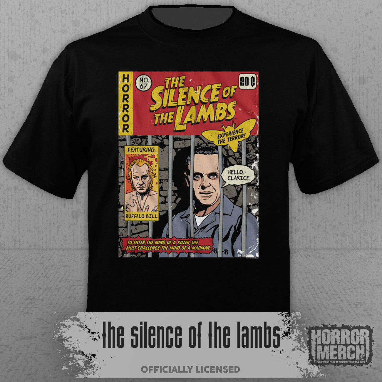 Silence Of The Lambs - Comic Mens Shirt