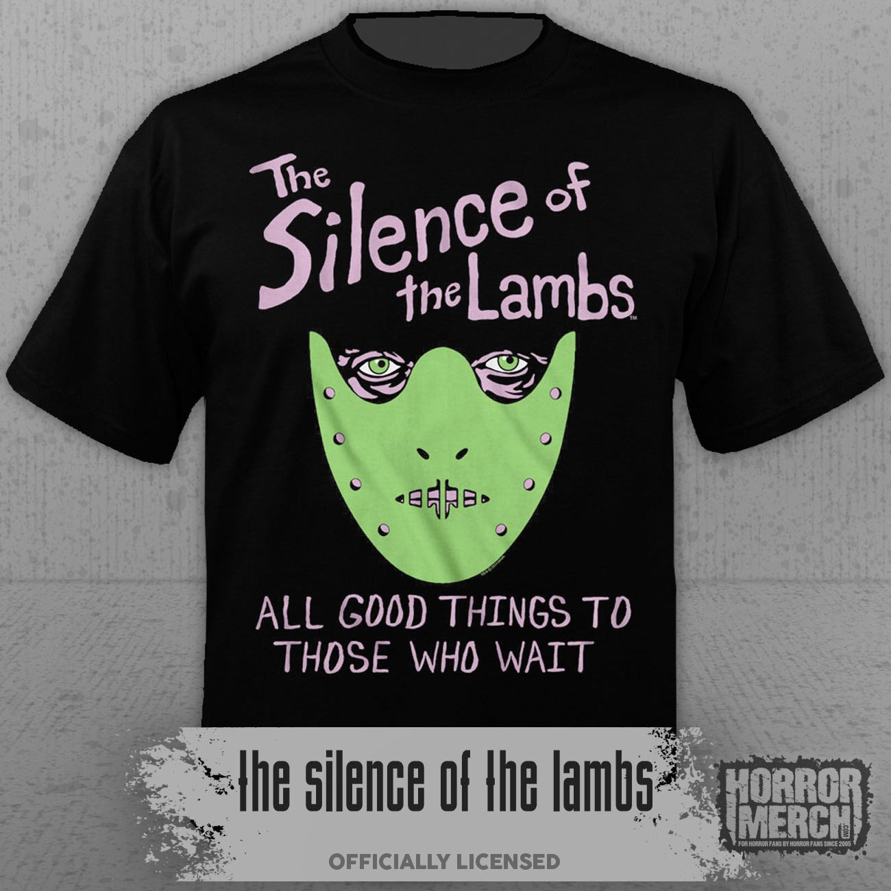 Silence Of The Lambs - Mask (Neon) Mens Shirt