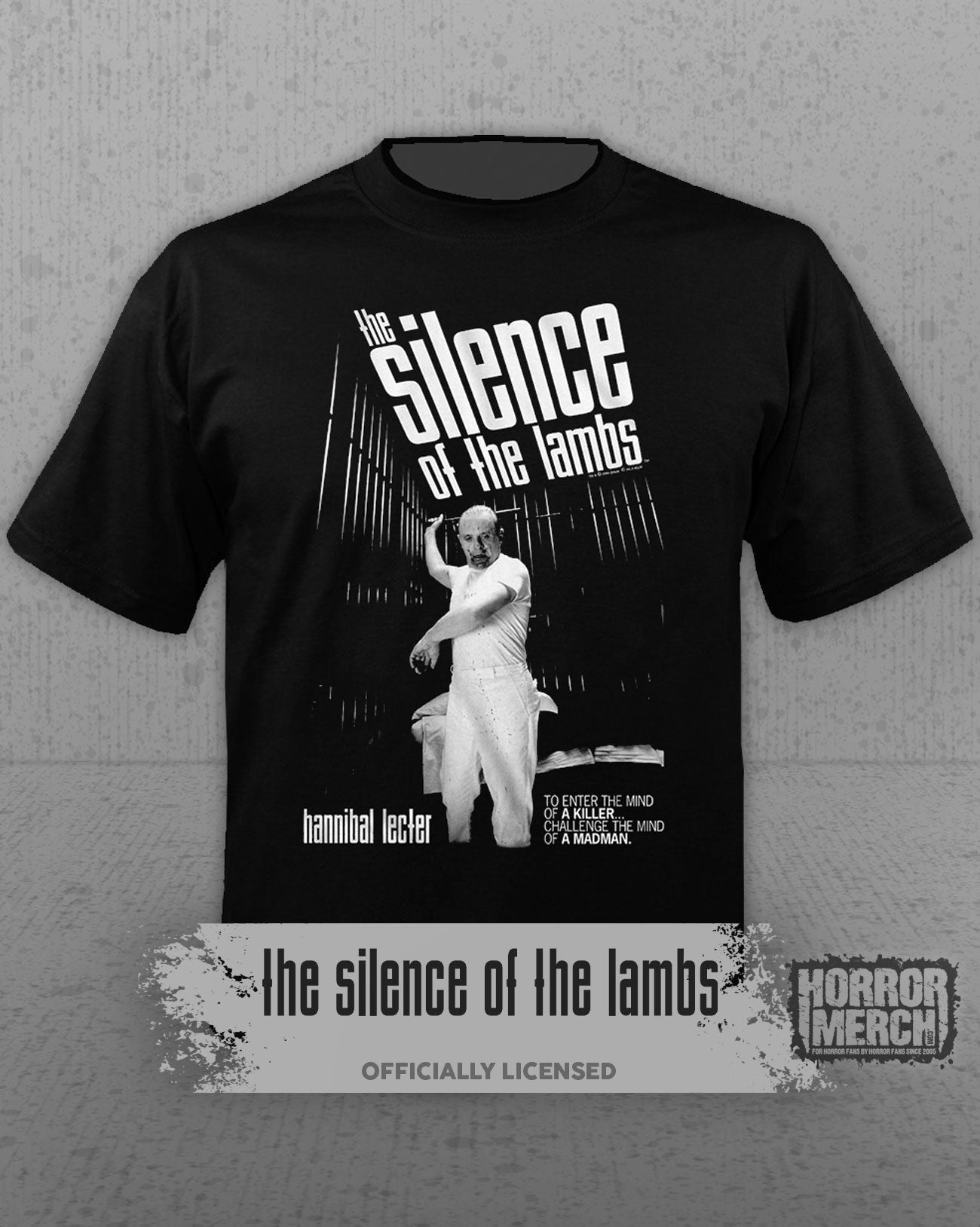 Silence Of The Lambs - Challenge The Mind Of A Madman Mens Shirt