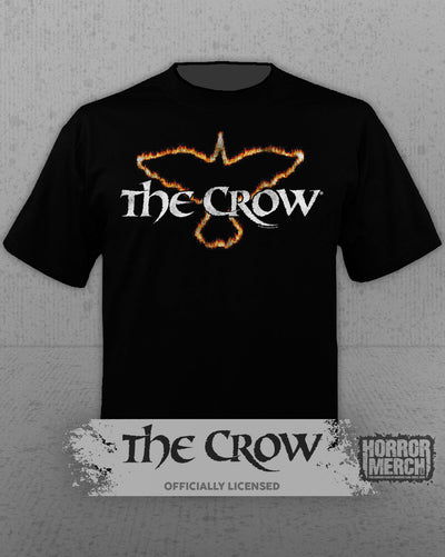 Crow - Fire Logo Mens Shirt