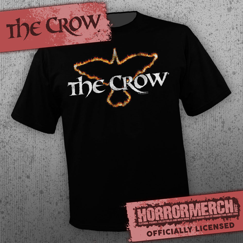 Crow - Fire Logo Mens Shirt