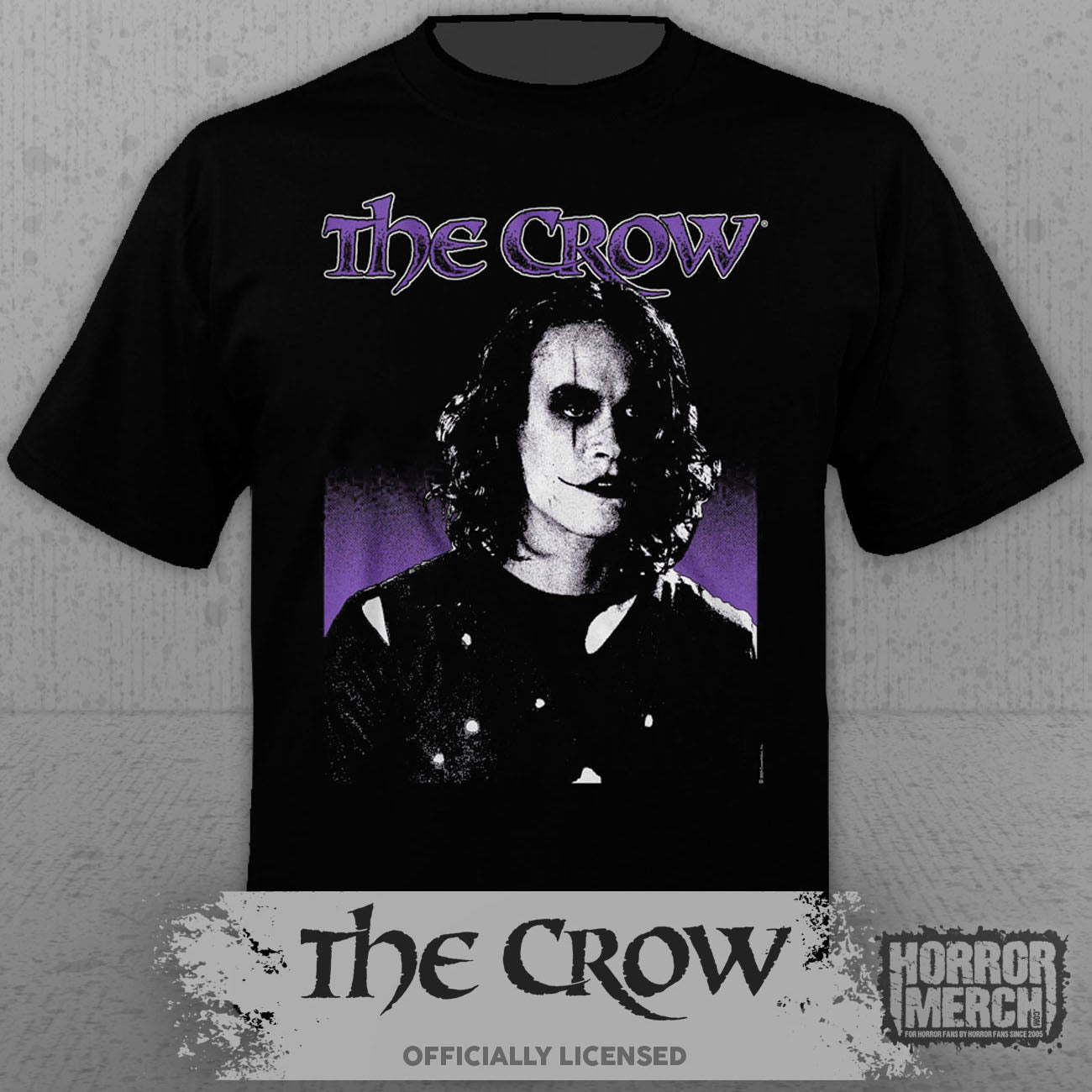 Crow - Close Up (Purple) Mens Shirt