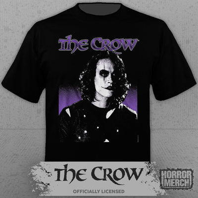 Crow - Close Up (Purple) Mens Shirt