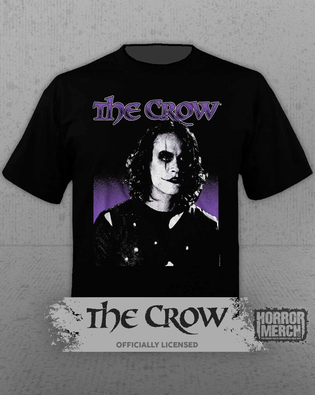 Crow - Close Up (Purple) Mens Shirt
