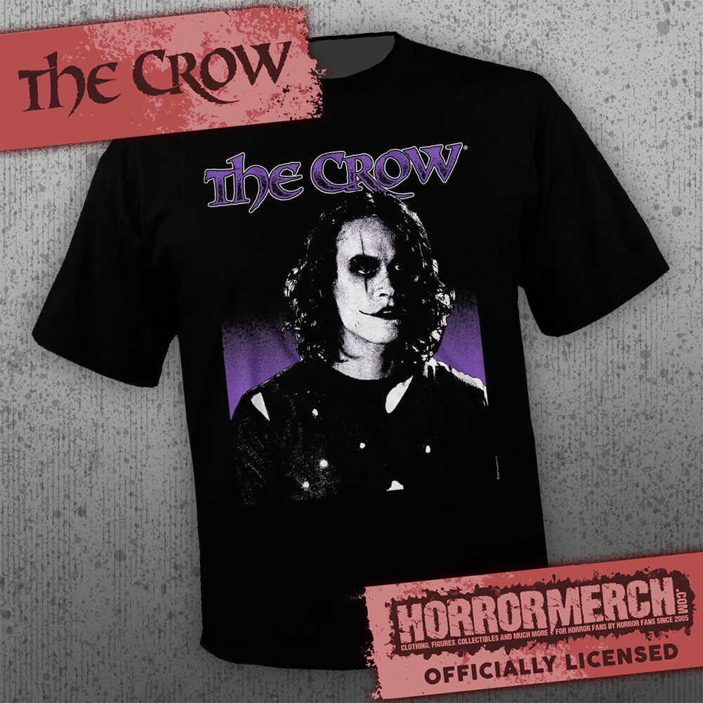 Crow - Close Up (Purple) [Mens Shirt]