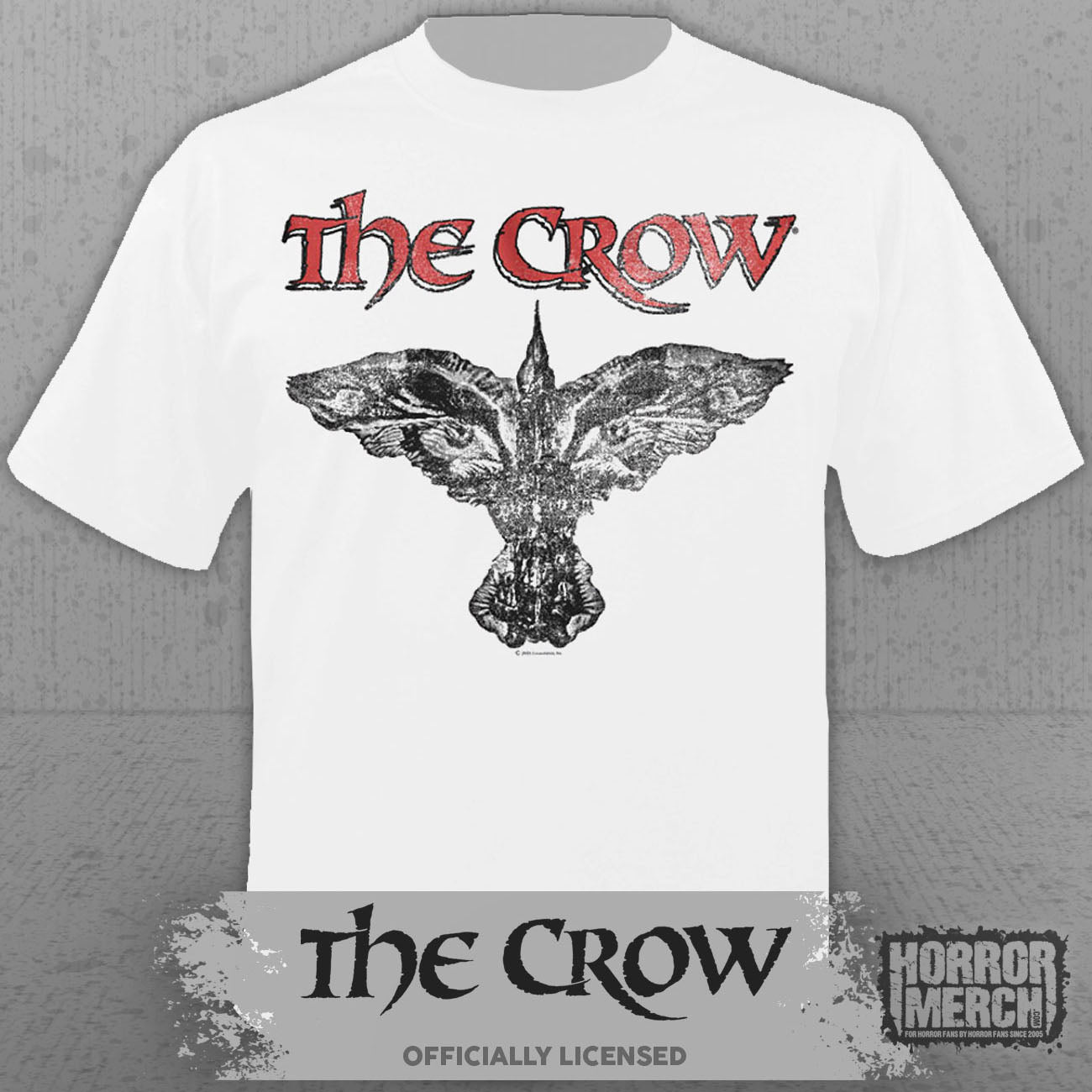 Crow - Logo Mens Shirt (White)