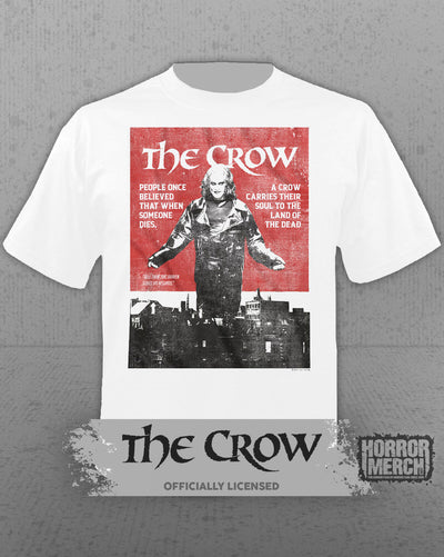 Crow - Carries Your Soul Mens Shirt (White)