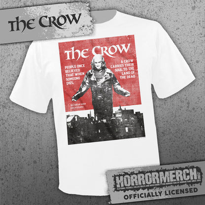 Crow - Carries Your Soul (White) Mens Shirt