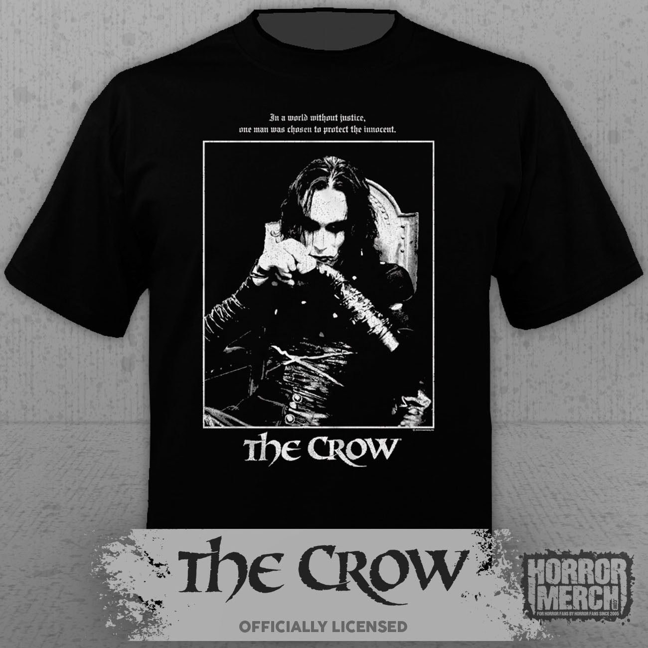 Crow - World Without Justice Mens Shirt