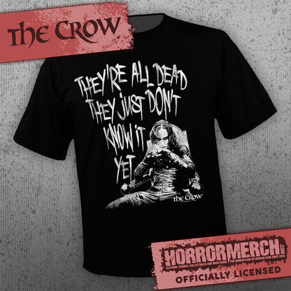 Crow - Theyre All Dead (White Text) Mens Shirt
