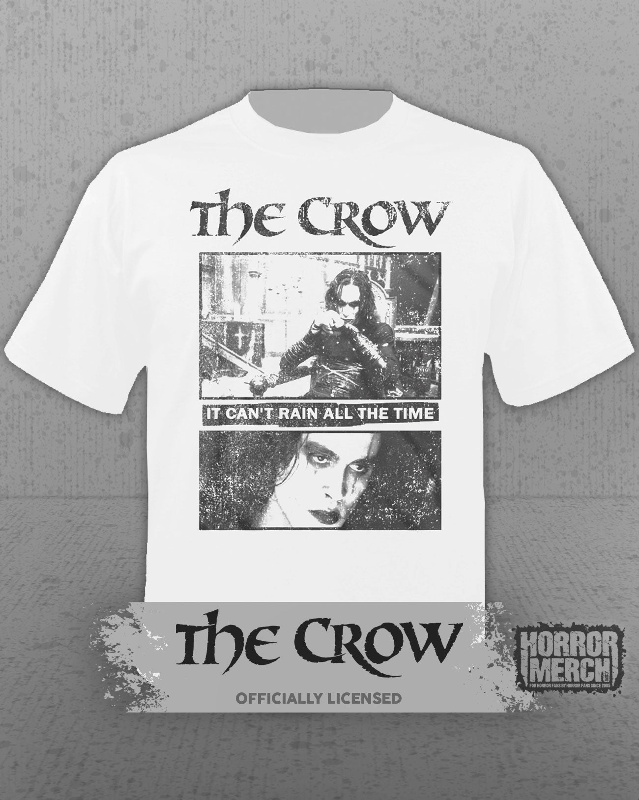 Crow - Can't Rain All The Time Mens Shirt (White)