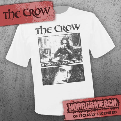Crow - Can't Rain All The Time (White) Mens Shirt