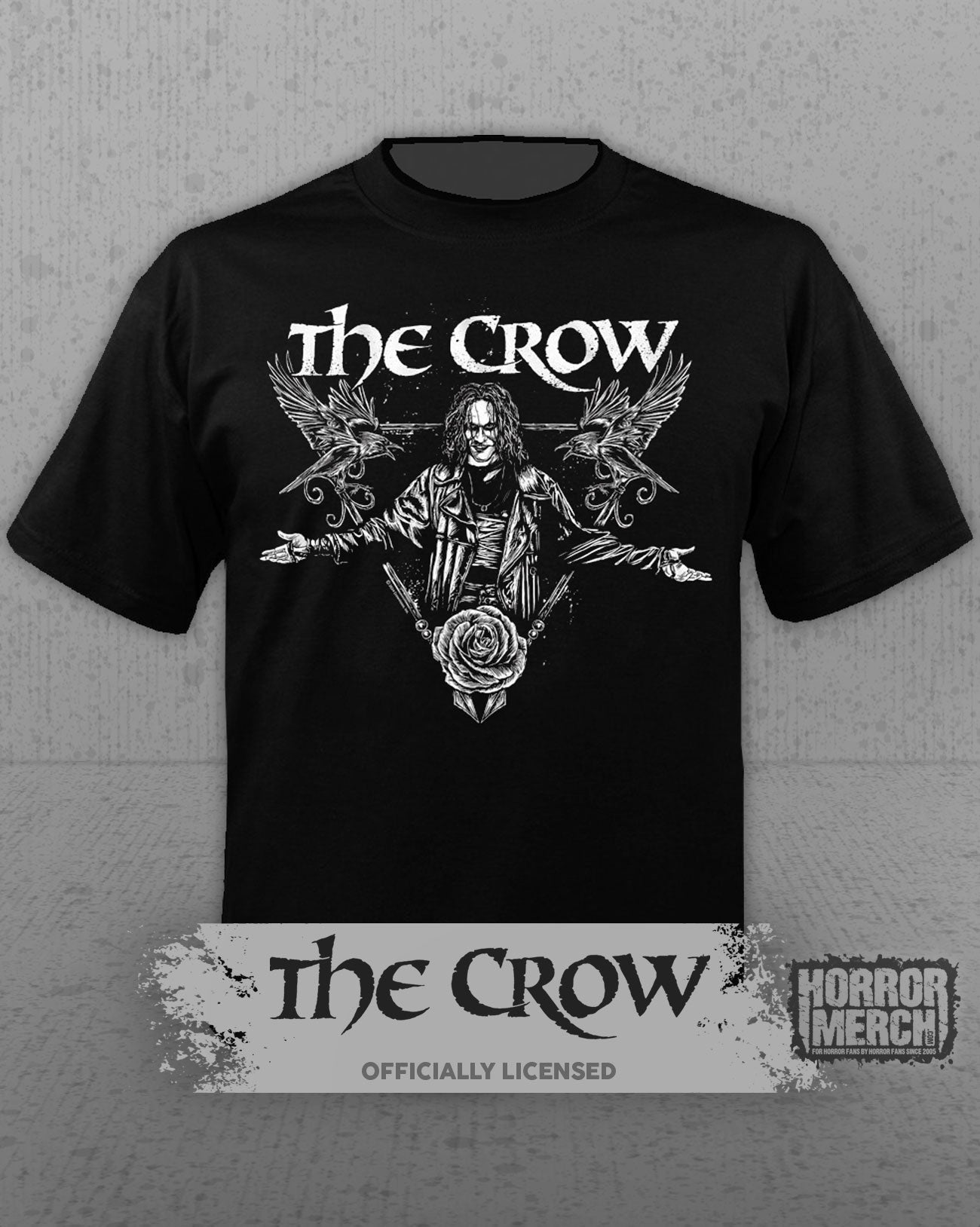 Crow - Arms Out Mens Shirt