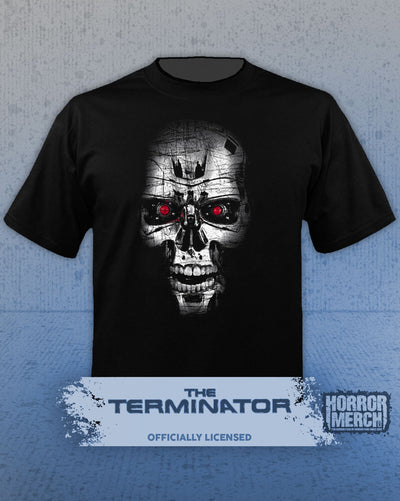 Terminator - Endoskeleton Face Mens Shirt