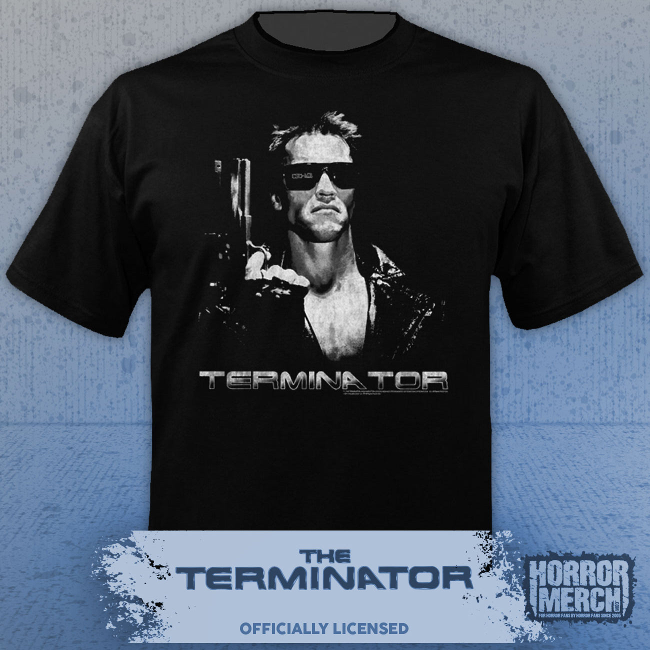 Terminator - BW Poster Mens Shirt