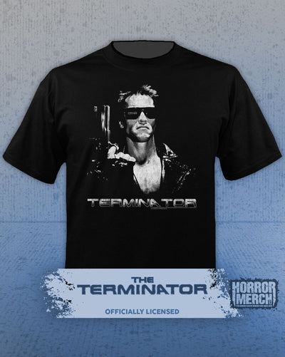 Terminator - BW Poster Mens Shirt