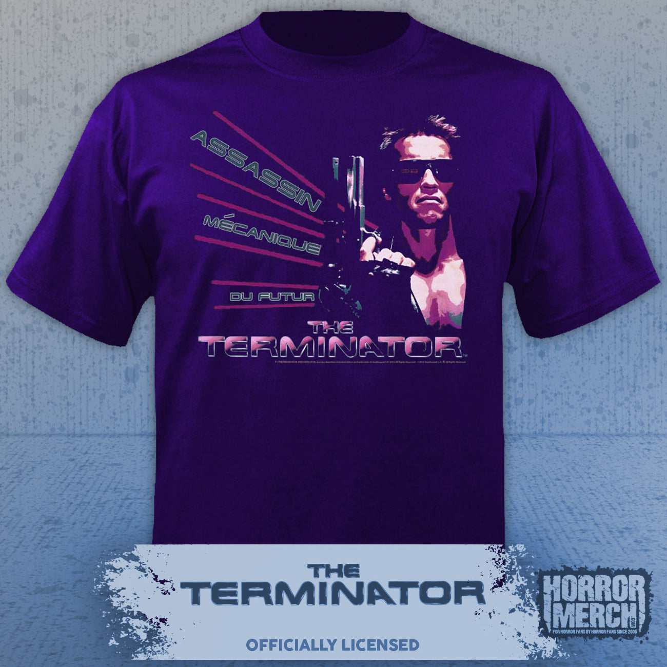 Terminator - Assassin Mens Shirt (Purple)