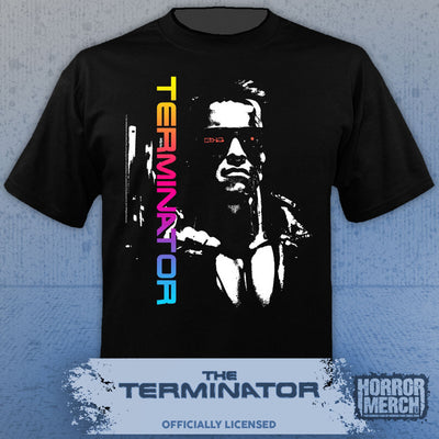 Terminator - Rainbow Logo Mens Shirt
