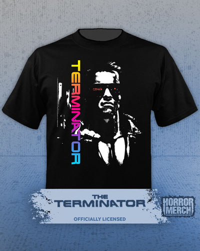 Terminator - Rainbow Logo Mens Shirt