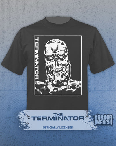Terminator - Endoskeleton Mens Shirt (Gray)