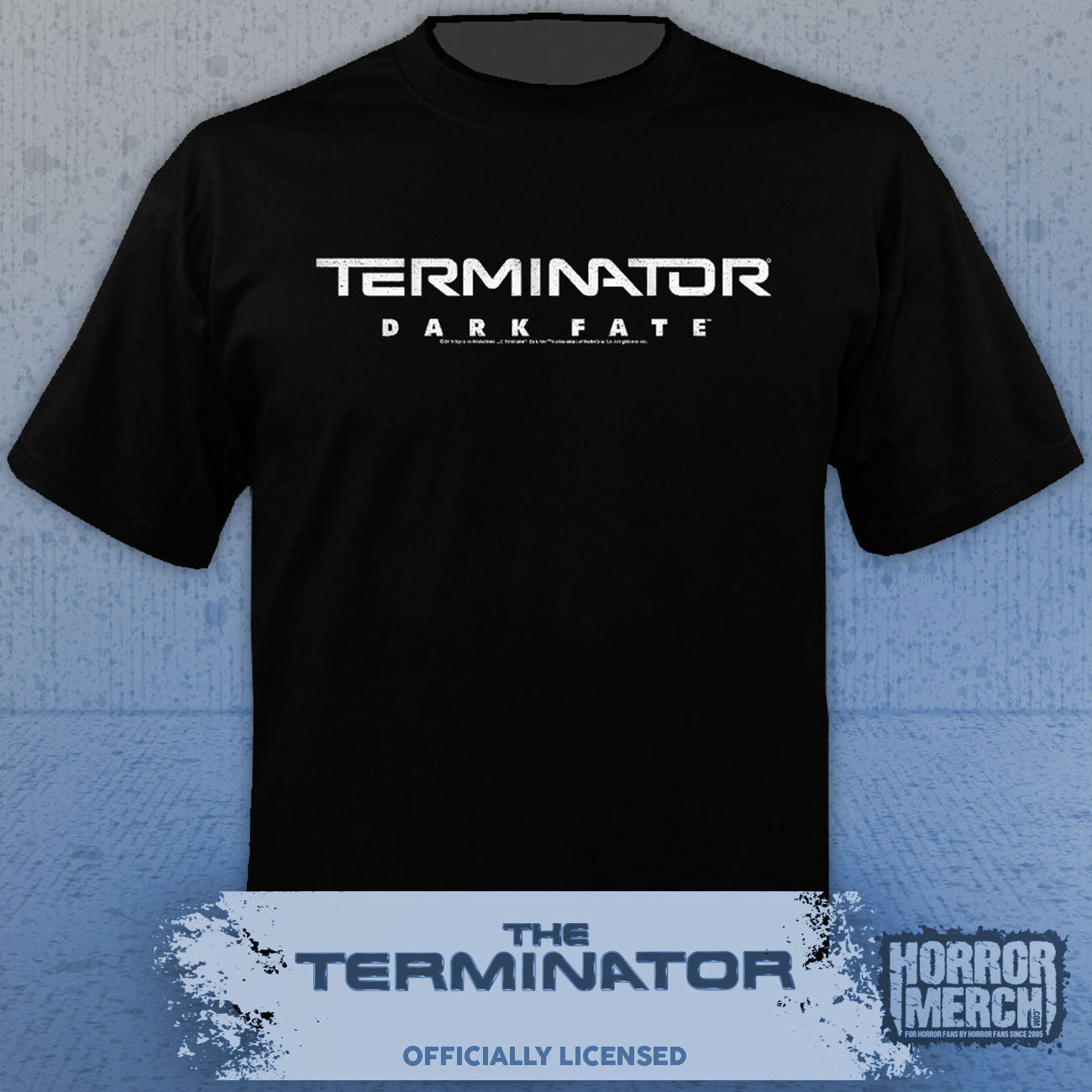 Terminator - Dark Fate (BW Logo) Mens Shirt