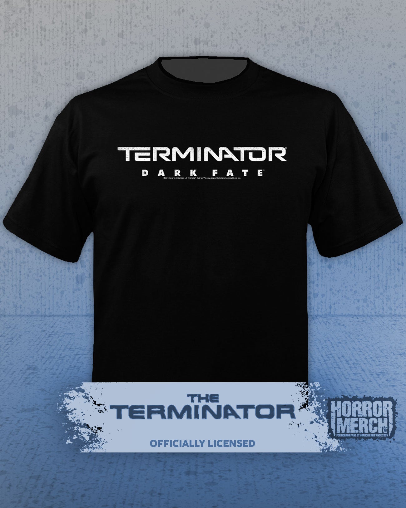 Terminator - Dark Fate (BW Logo) Mens Shirt