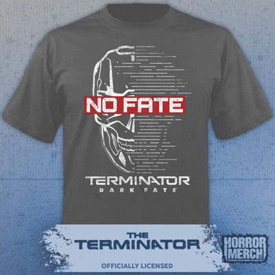 Terminator - No Fate Mens Shirt (Gray)
