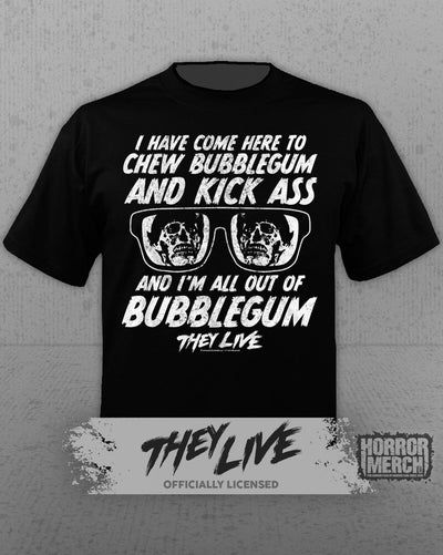 They Live - Bubblegum + Glasses Mens Shirt