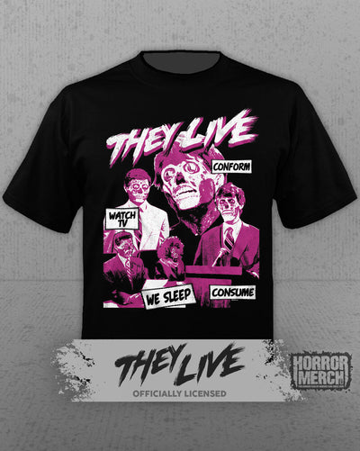 They Live - Conform Collage Mens Shirt