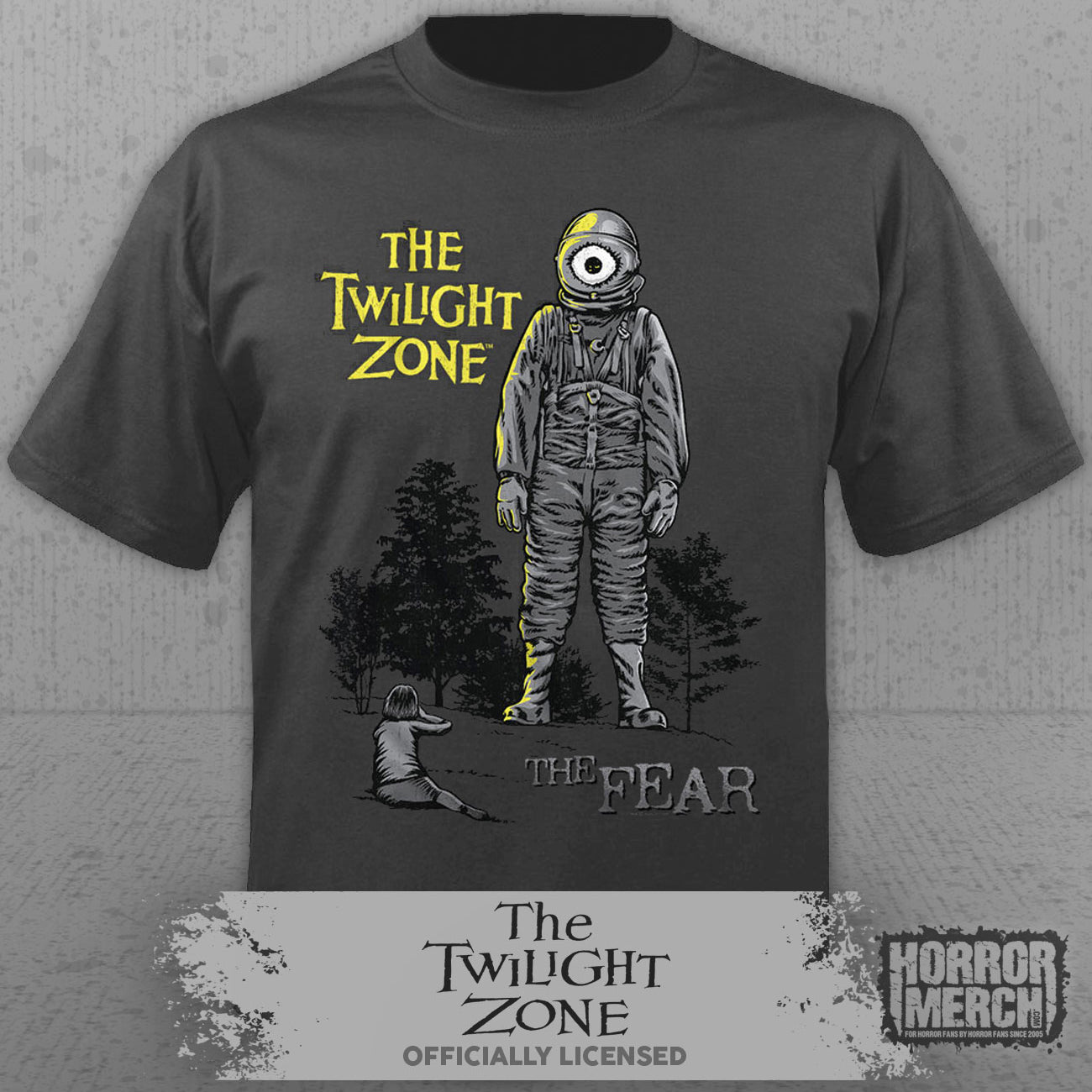 Twilight Zone - The Fear Mens Shirt (Gray)