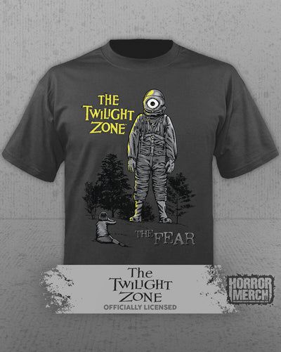 Twilight Zone - The Fear Mens Shirt (Gray)