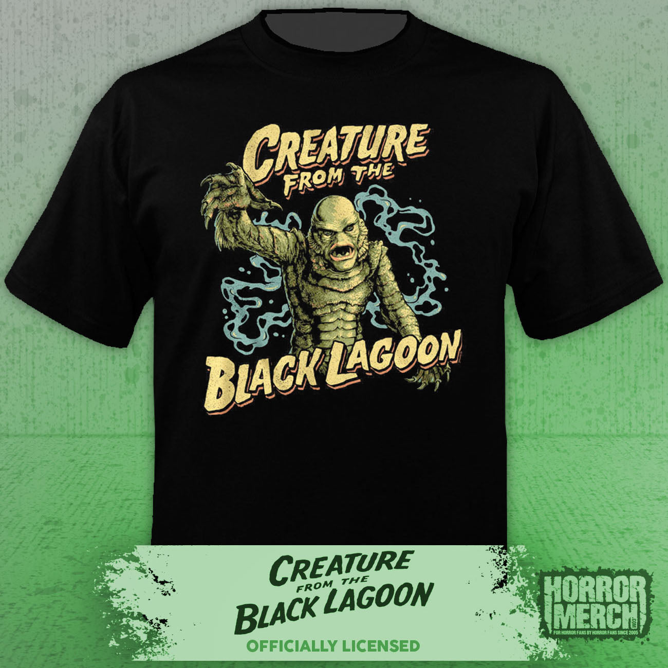 Creature From The Black Lagoon - Creature Swimming Mens Shirt