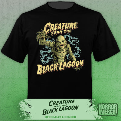 Creature From The Black Lagoon - Creature Swimming Mens Shirt