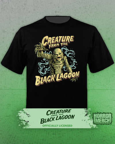 Creature From The Black Lagoon - Creature Swimming Mens Shirt