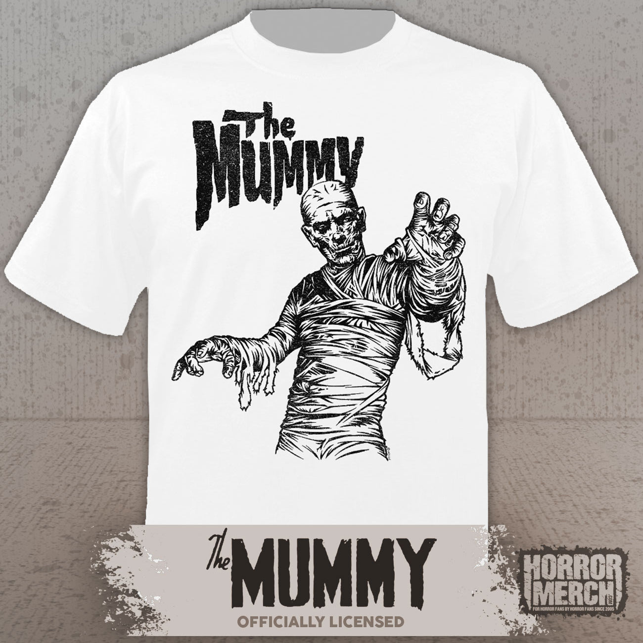 Mummy - Reaching Mens Shirt (White)