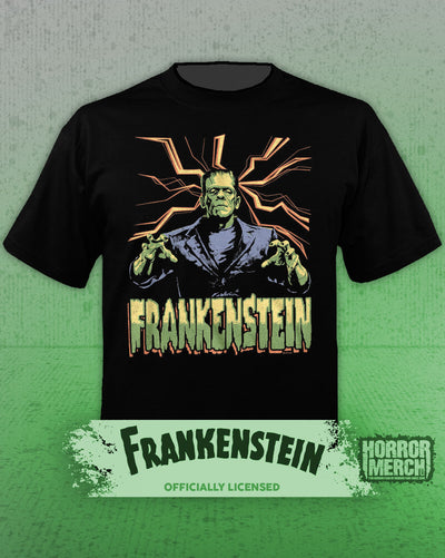 Frankenstein - Lightning Mens Shirt