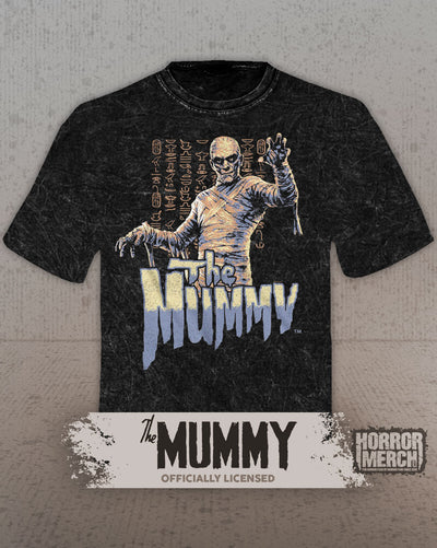 Mummy - Standing Mens Shirt (Mineral Wash)