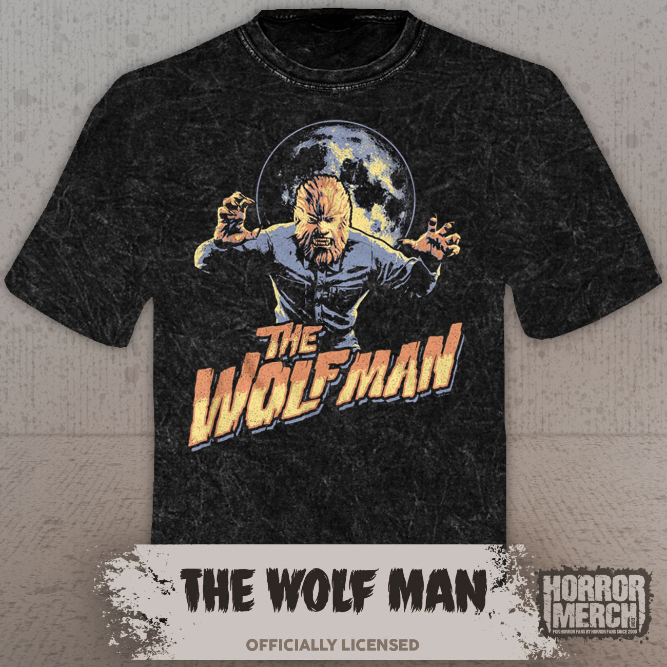 Wolfman - Wolf Mens Shirt (Mineral Wash)