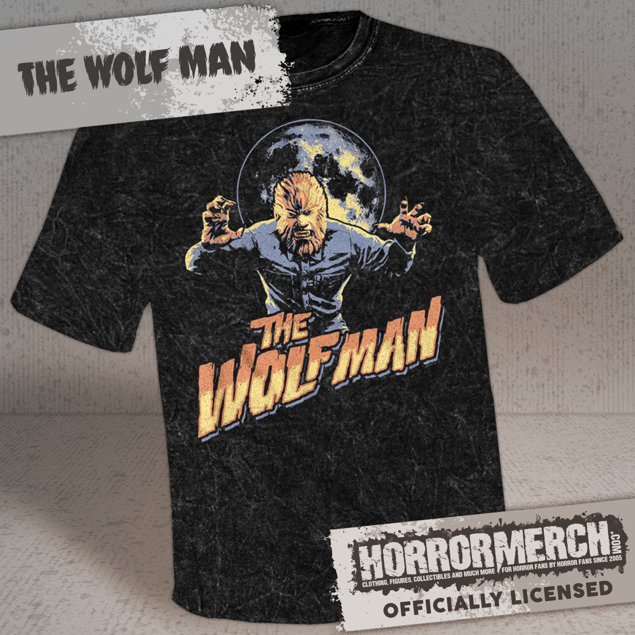Wolfman - Wolf (Mineral Wash) Mens Shirt