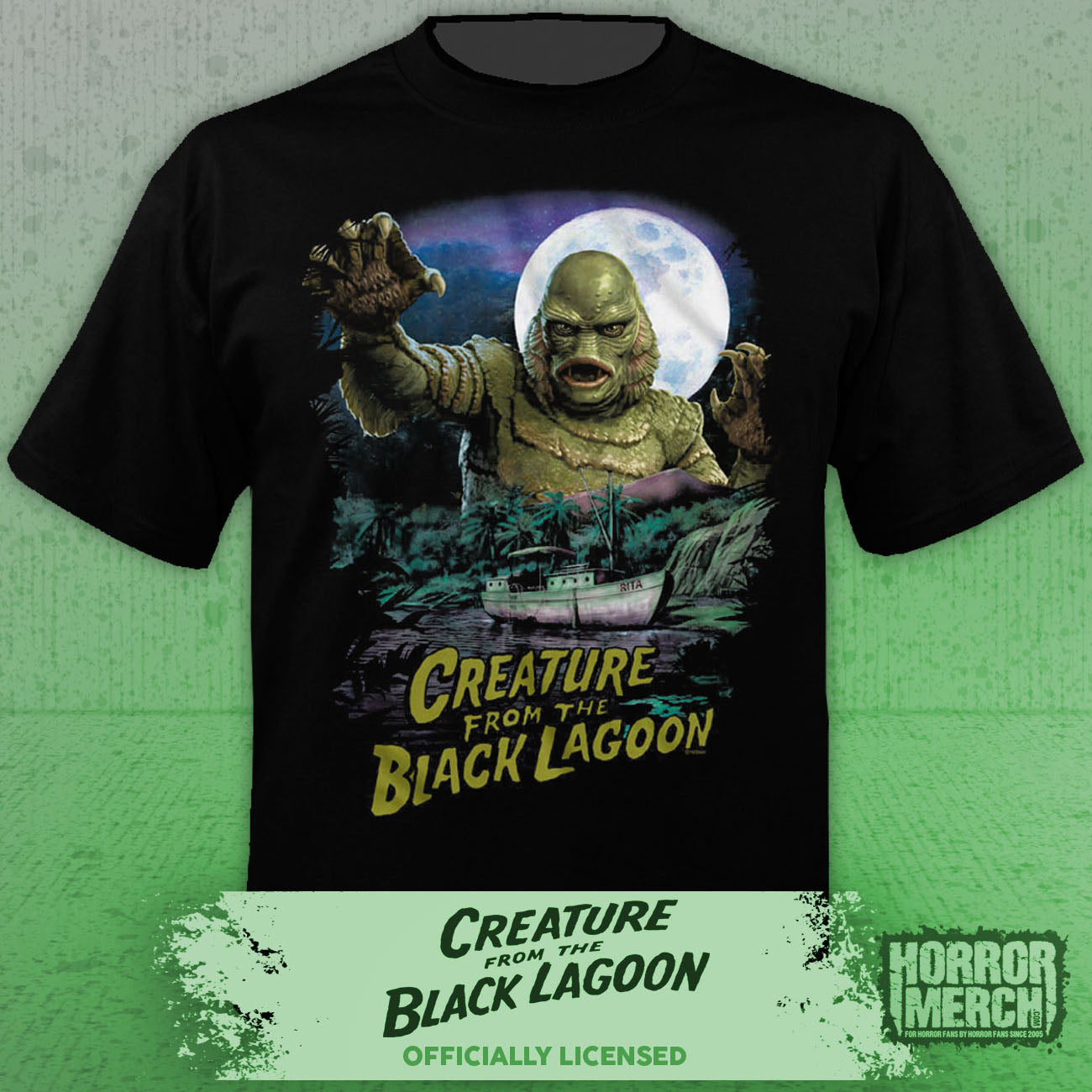 Creature From The Black Lagoon - Collage Mens Shirt