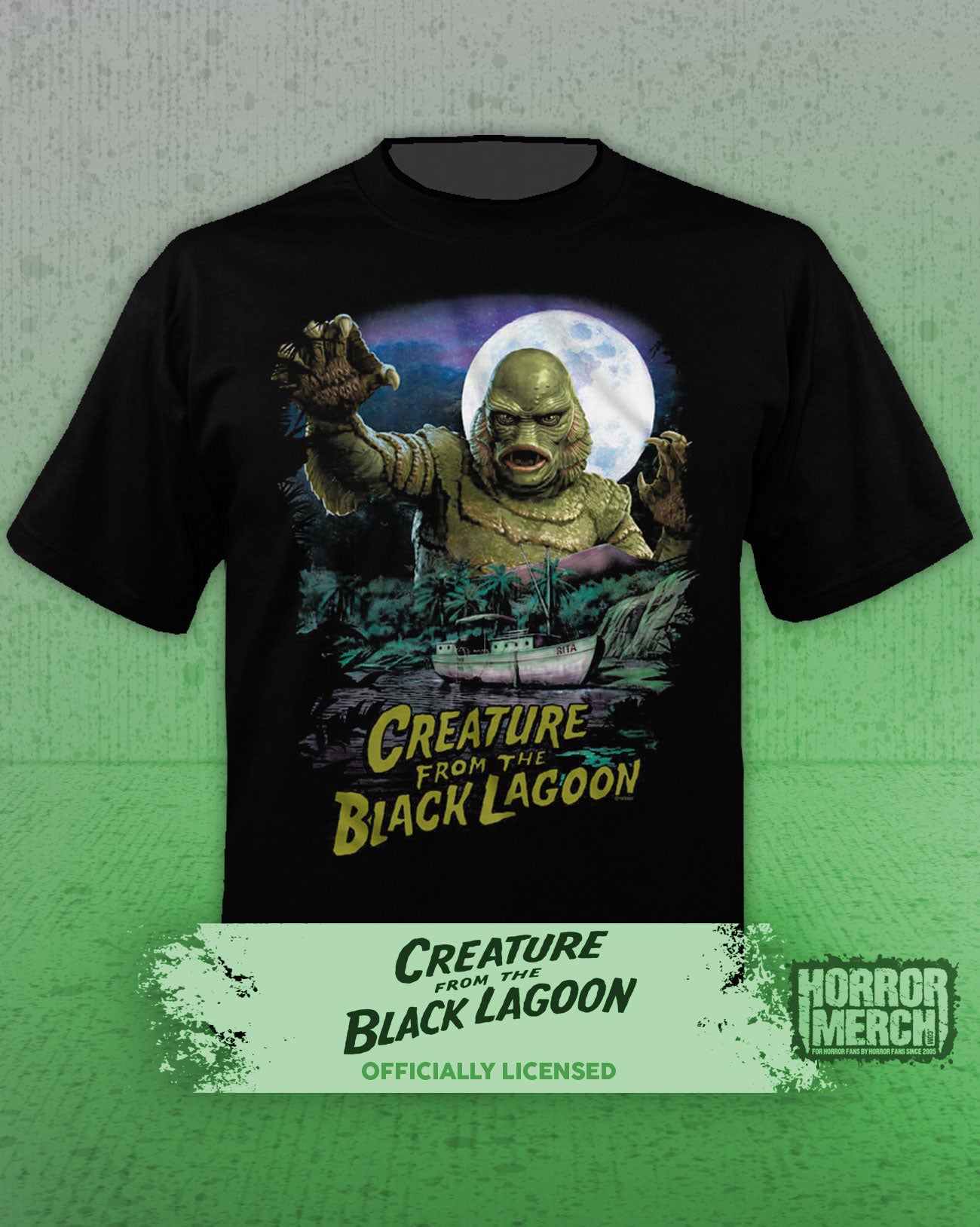 Creature From The Black Lagoon - Collage Mens Shirt