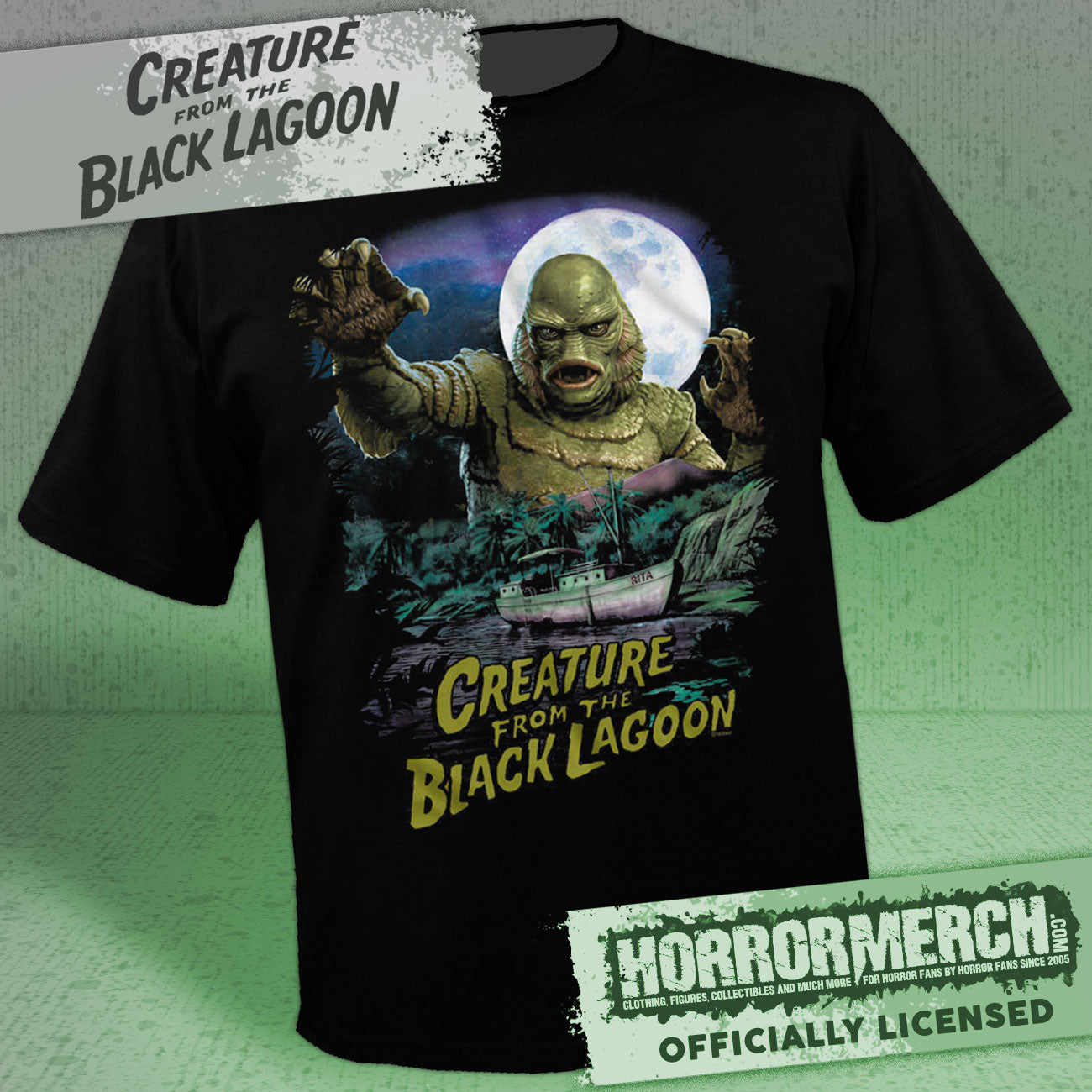 Creature From The Black Lagoon - Collage Mens Shirt