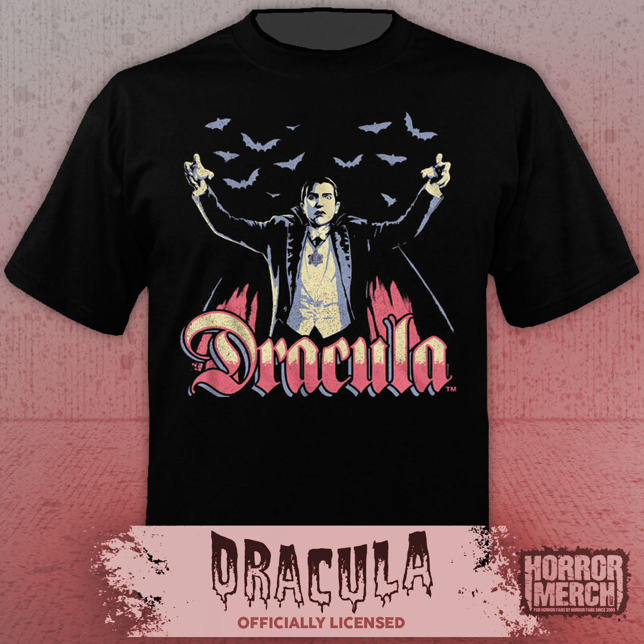 Dracula - Bats Mens Shirt