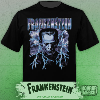 Frankenstein - Lightning Storm Mens Shirt