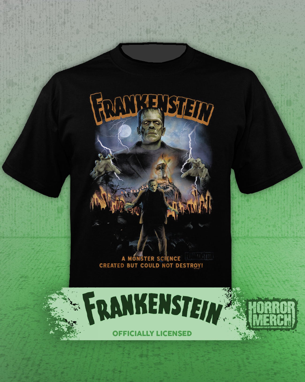 Frankenstein - A Monster Science Created Mens Shirt