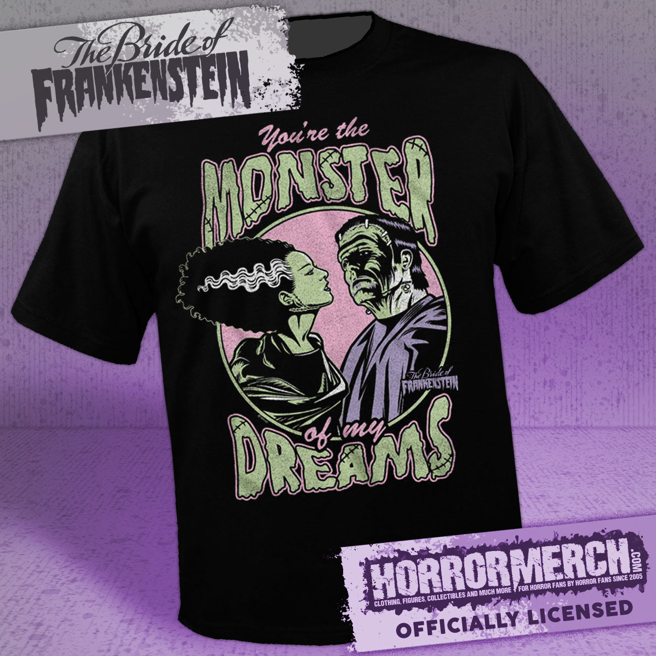 Bride Of Frankenstein - Monster Of My Dreams Mens Shirt