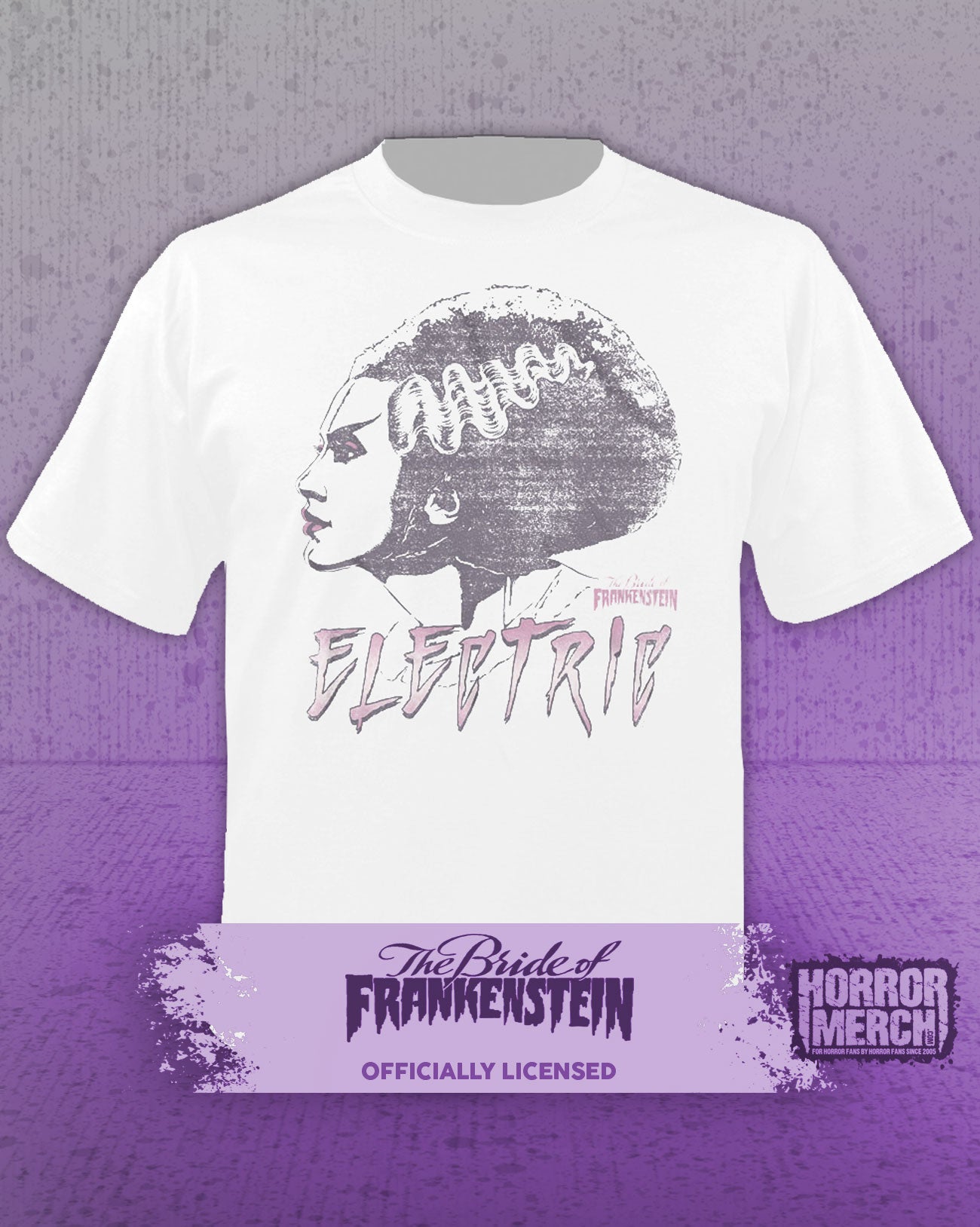 Bride Of Frankenstein - Electric Mens Shirt (White)