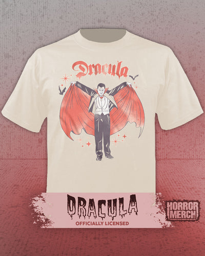 Dracula - Hovering Mens Shirt (Cream)