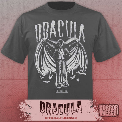 Dracula - Wings Mens Shirt (Gray)