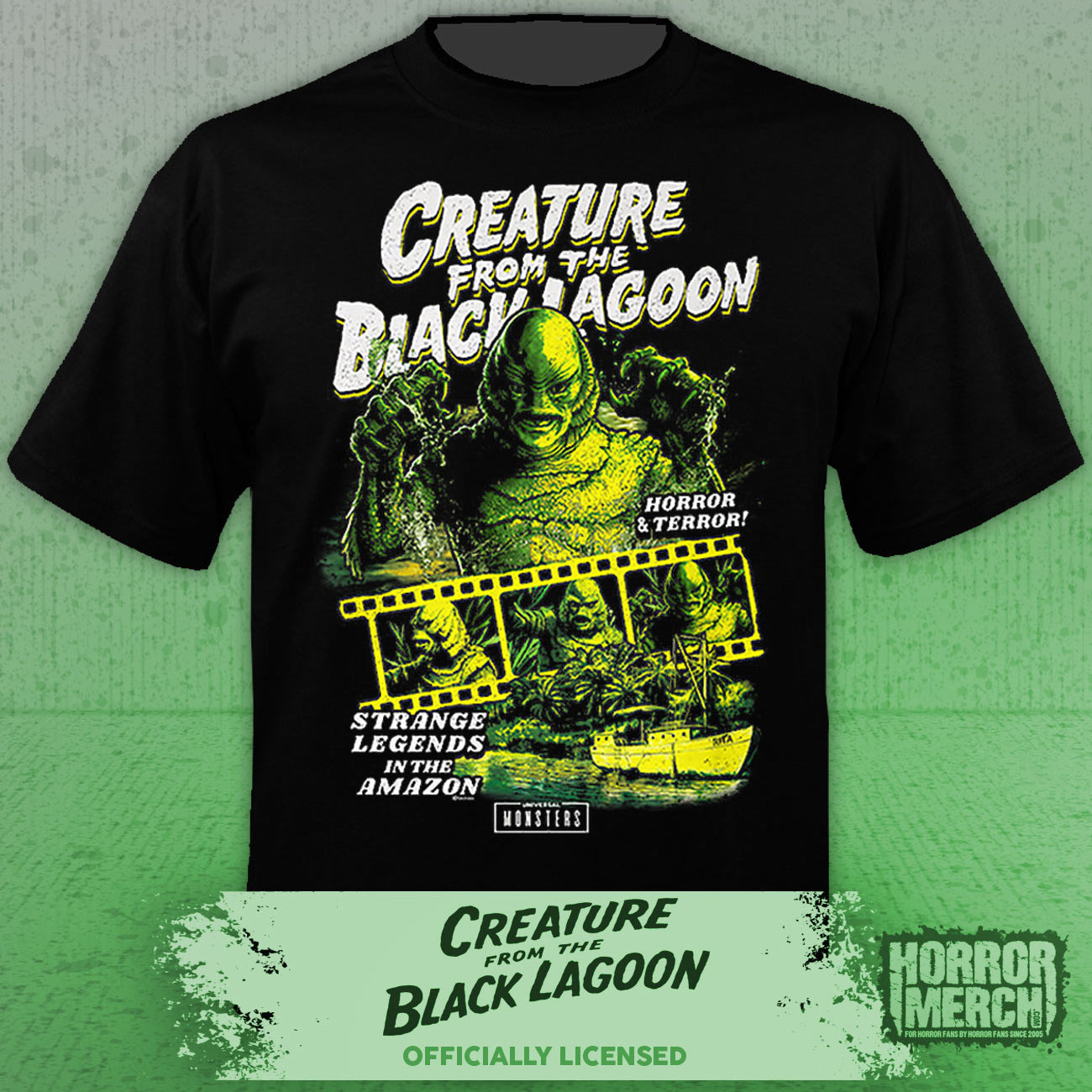 Creature From The Black Lagoon - Horror And Terror Mens Shirt